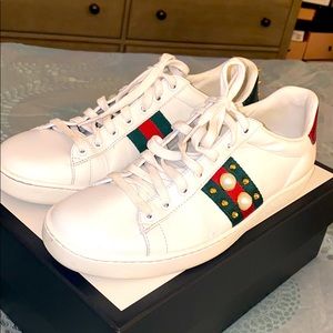 gucci ace pearl